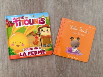 Lot 2 livres éveil - Le Monde des Titounis & Bébé Koala