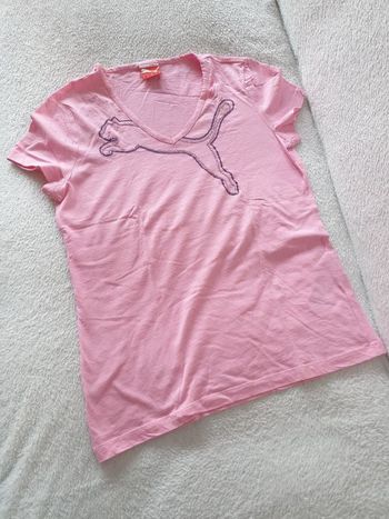 T-shirt rose 40 col V