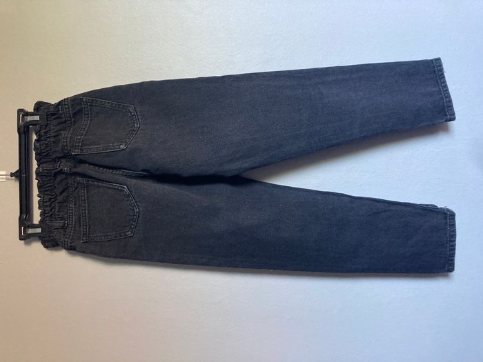 Jean noir Mango – Taille paperbag – Fille 9 ans (134 cm) - photo numéro 3
