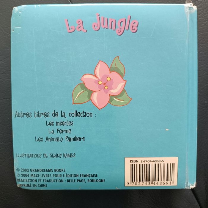 Livre à volets Trouve les animaux la jungle - photo numéro 2