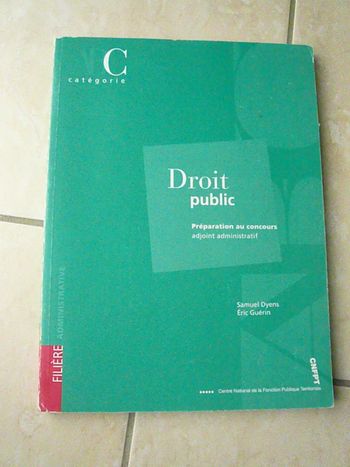 Droit public – Préparation au concours d’adjoint administratif