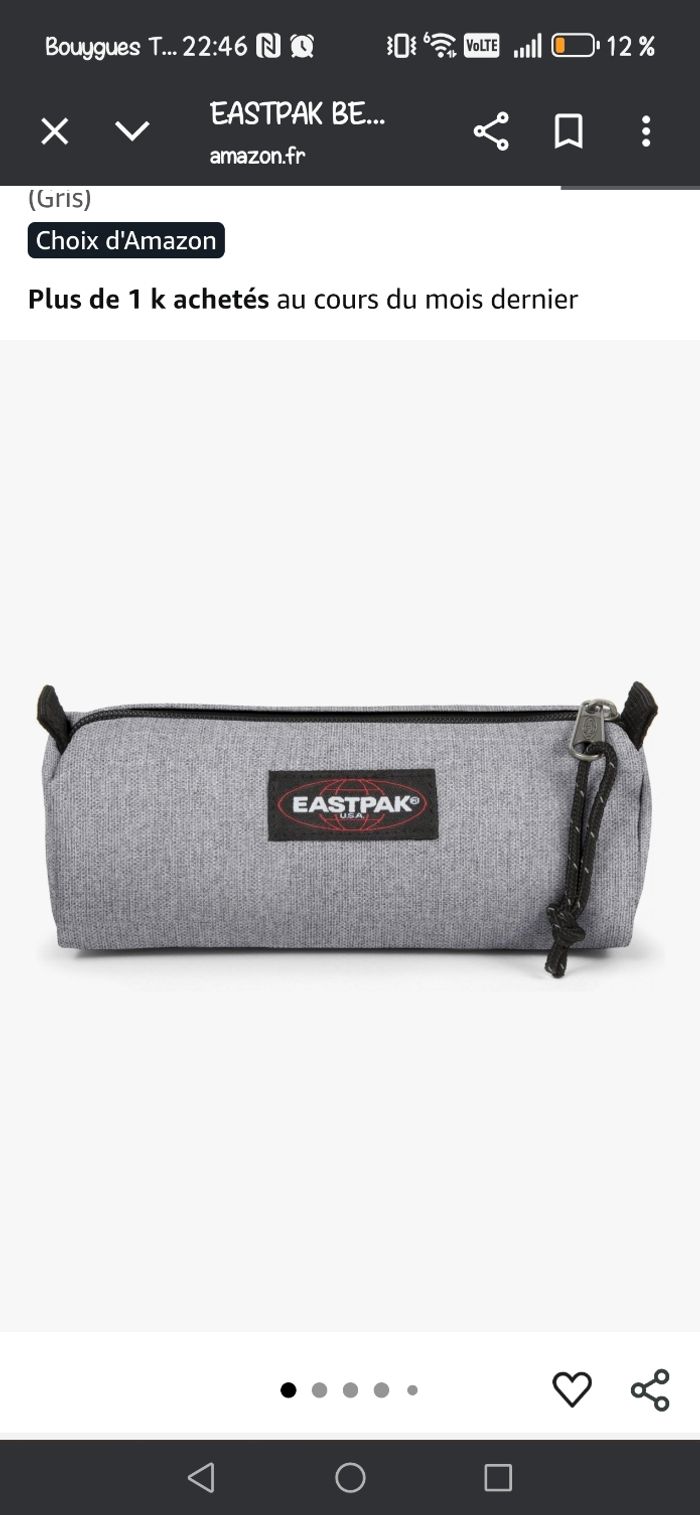 Sac a dos et 2 trousse Eastpak - photo numéro 2