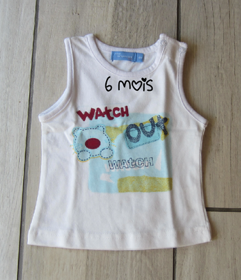 Débardeur unisexe 6 mois