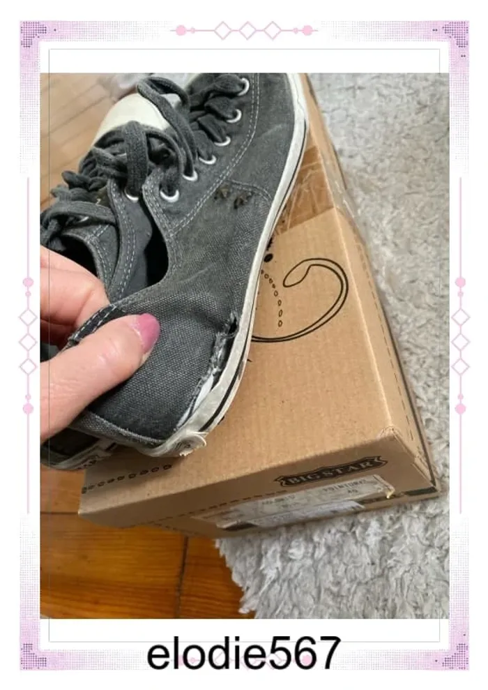 Baskets basses en toile - photo numéro 5