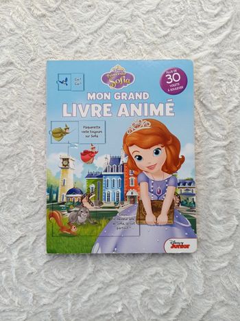 Mon grand livre animé Princesse Sofia Disney 30 volets à soulever