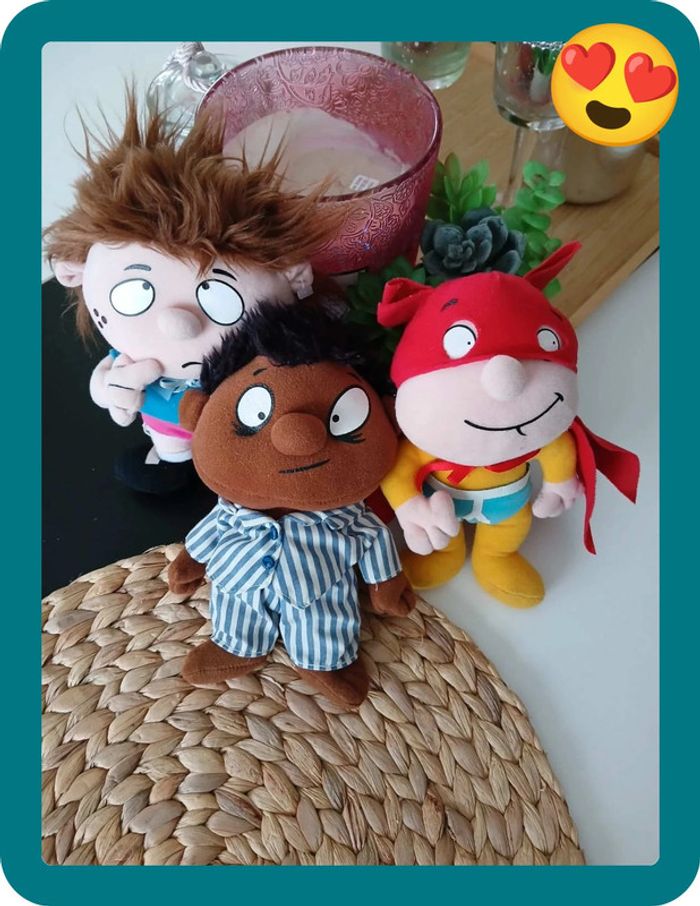 Lot doudou/péluche p'tite canaille🌿🎁