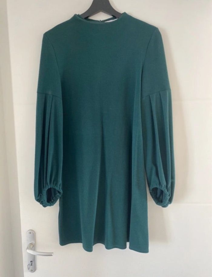 Robe bleu canard Mango