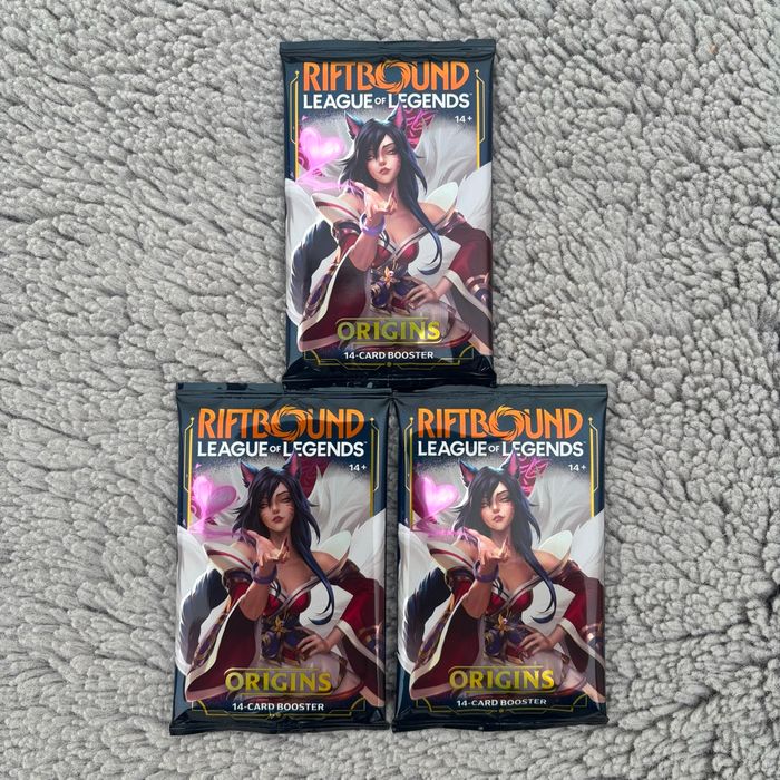 3 Boosters Riftbound League of Legends