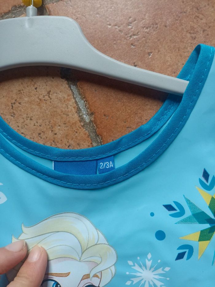 Tablier reine des neiges taille 2 3 ans pour peinture - photo numéro 2