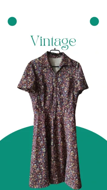 Robe vintage seventies bohème