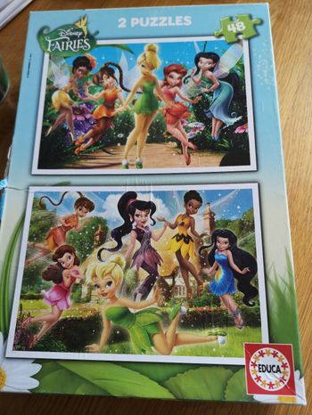 Puzzle 2x48 pièces la fée clochette