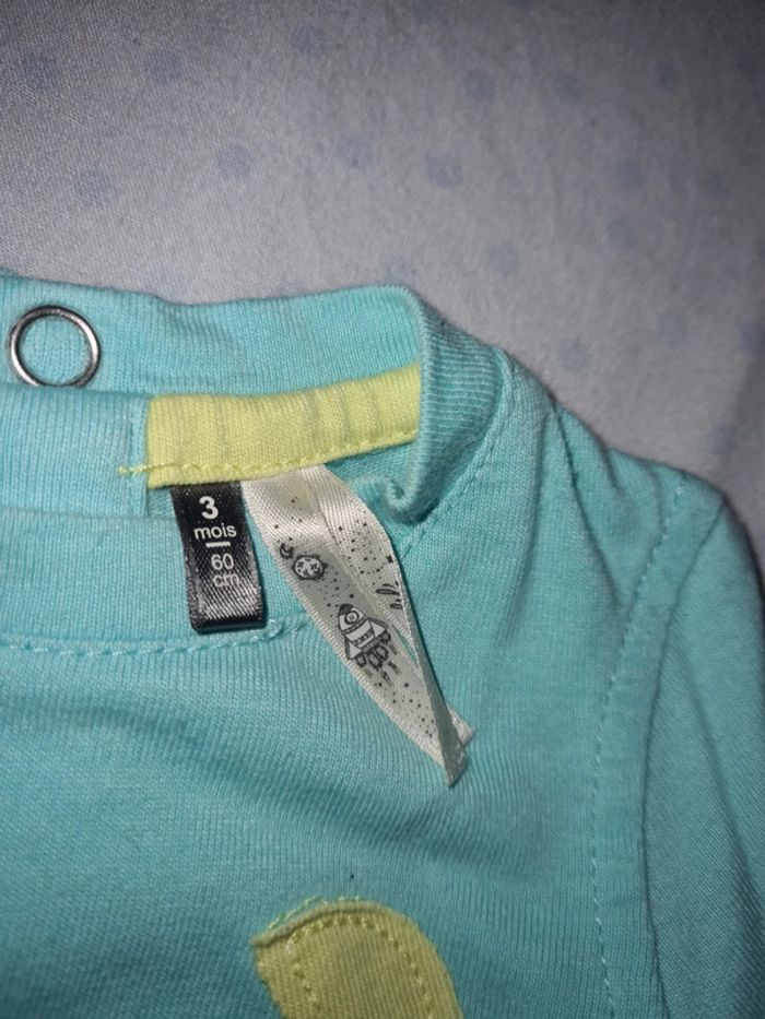 Lot tee-shirts et shorts 3mois - photo numéro 9