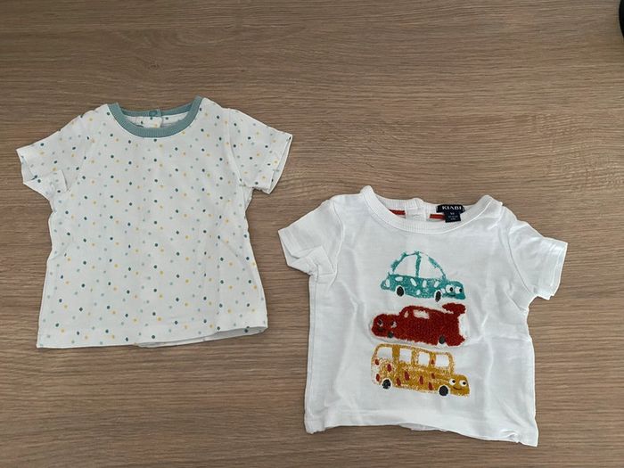 Lot 6 t-shirts 1 mois - photo numéro 4