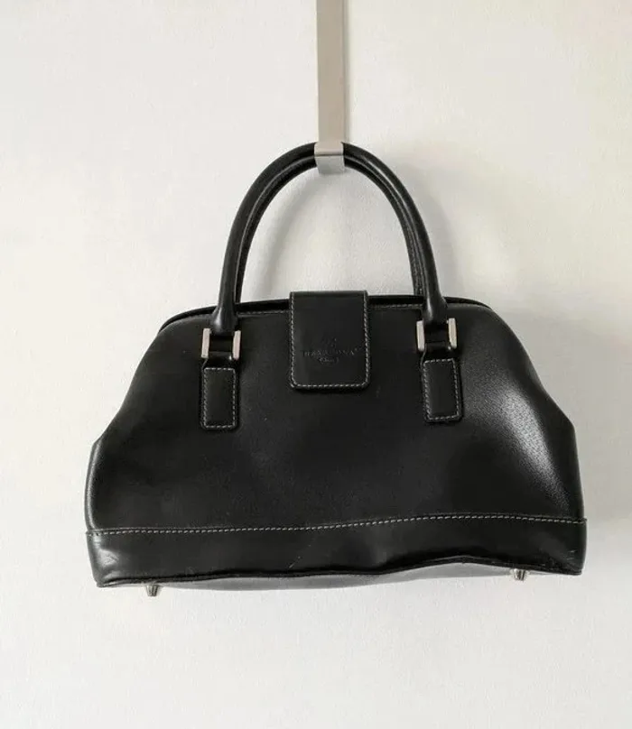 Sac à main noir vintage - Hexagona