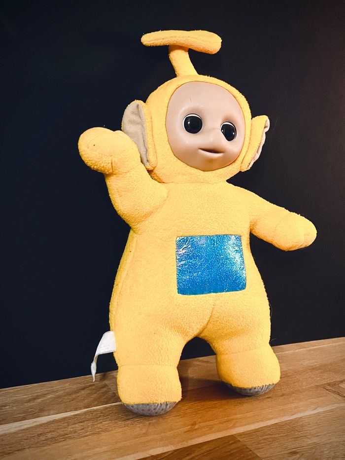 Peluche Laa Laa Teletubbies 36 cm 1996 Vintage - photo numéro 4