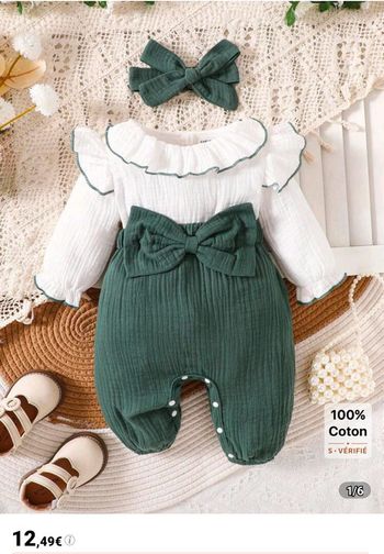 Combinaison bébé fille