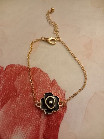 Bracelet rose noire 