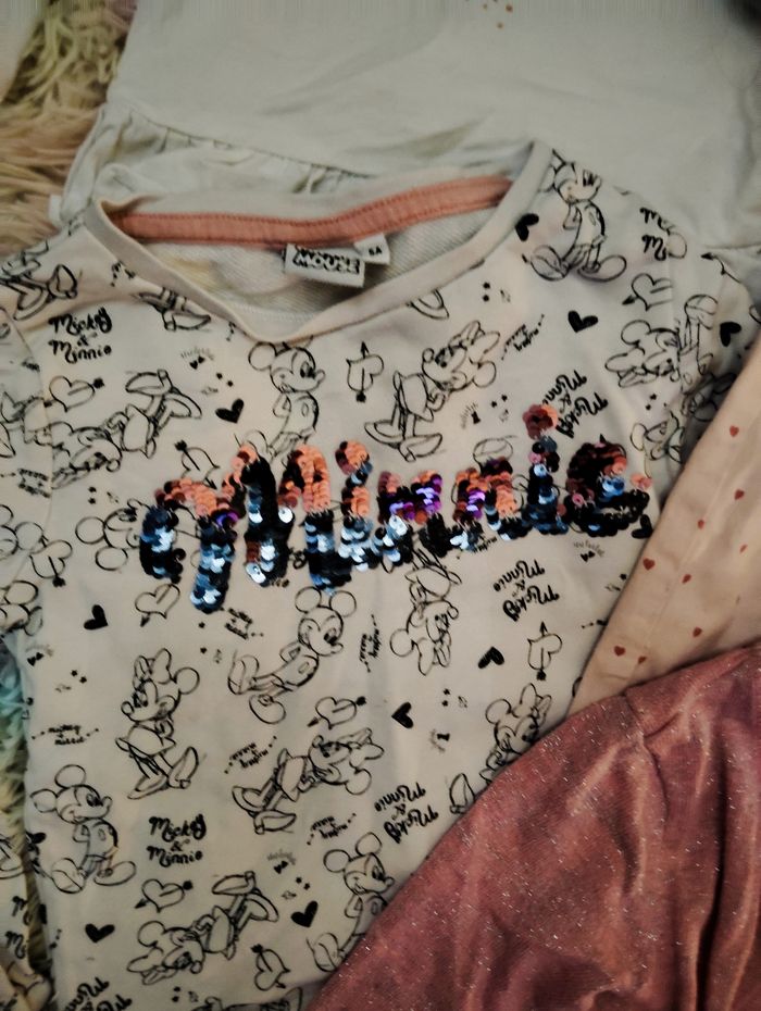 Lot Disney Minnie 3/5 ans mode fashion chic - photo numéro 3