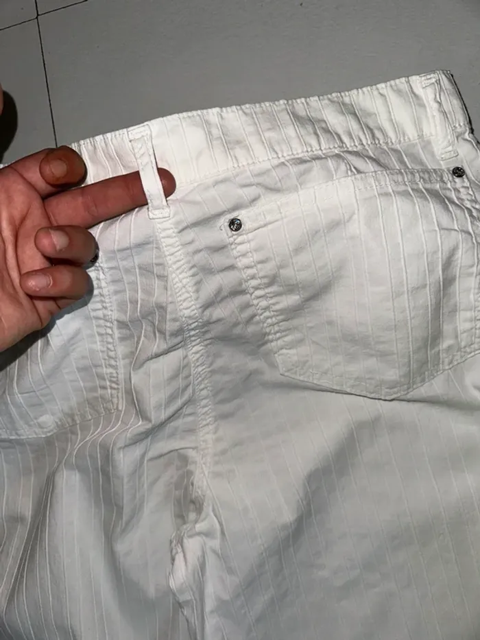 Magnifique pantalon droit blanc Aqua Jeans Neuf T40 - photo numéro 12