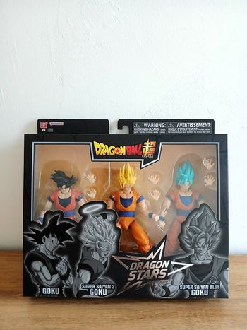Pack de 3 Figurines Goku Dragon Ball Super Dragon Stars