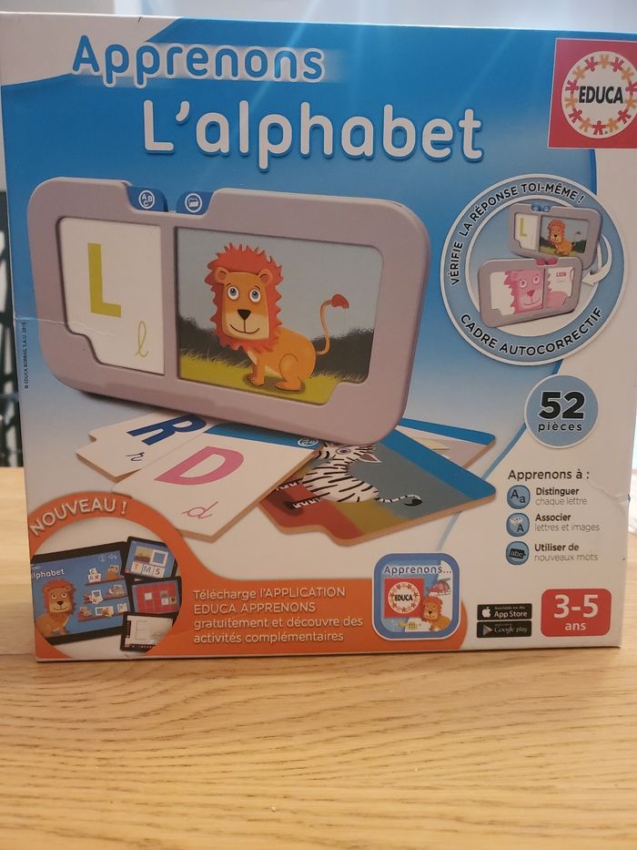 Apprenons l'alphabet  3-5ans