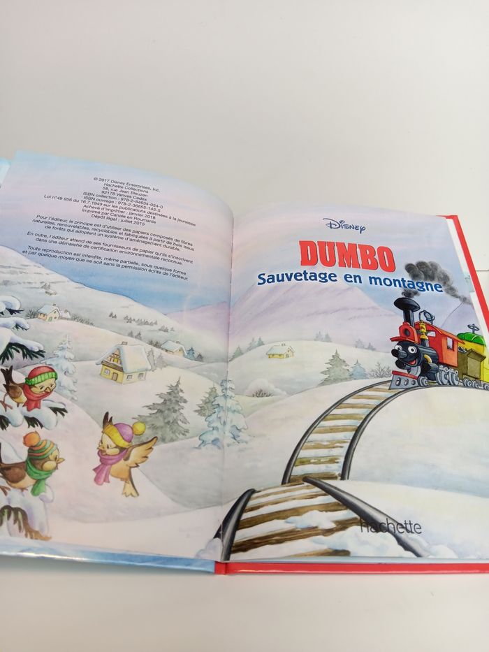 Livre Disney club du livre Dumbo Sauvetage en montagne - photo numéro 4