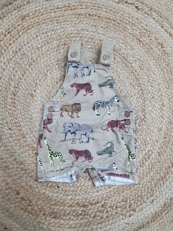 Salopette animaux 3/6 mois