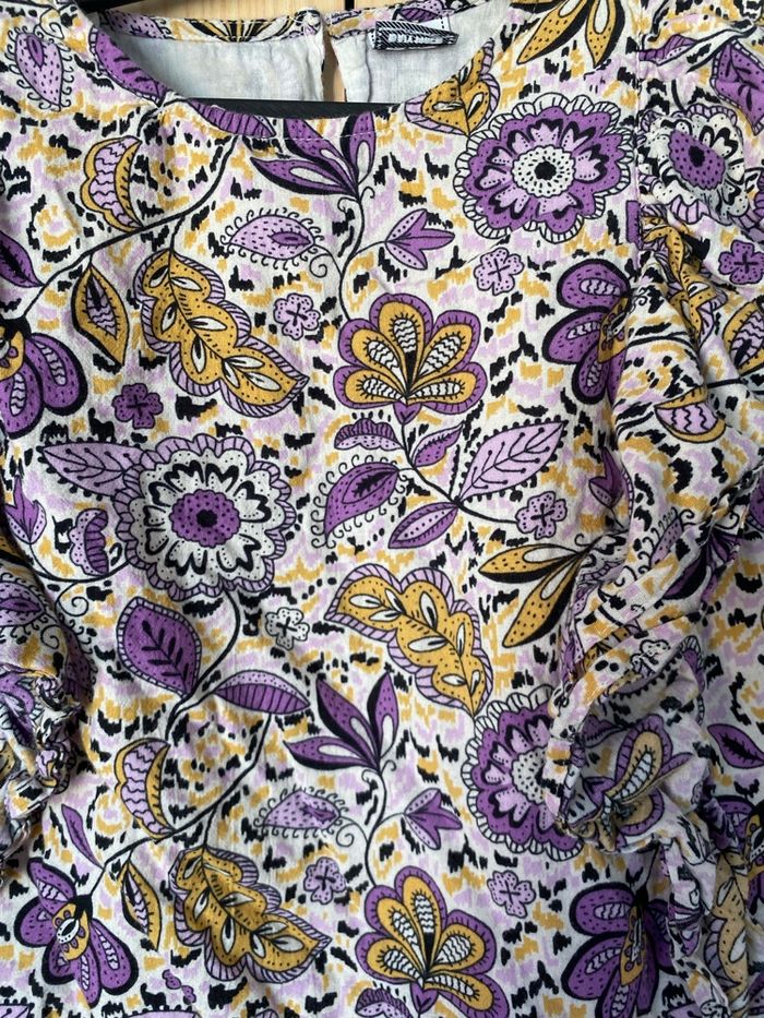 Blouse avec motifs et volants tape à l’œil 10 ans - photo numéro 4
