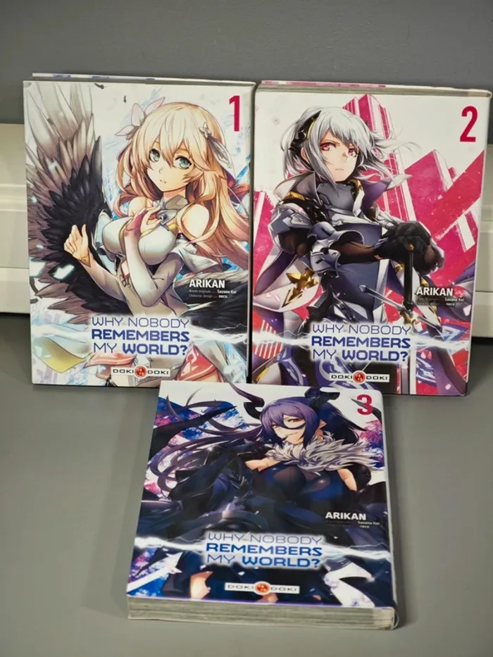 Lot Manga Why Nobody Remembers my World ? 1 à 3 VF - photo numéro 2