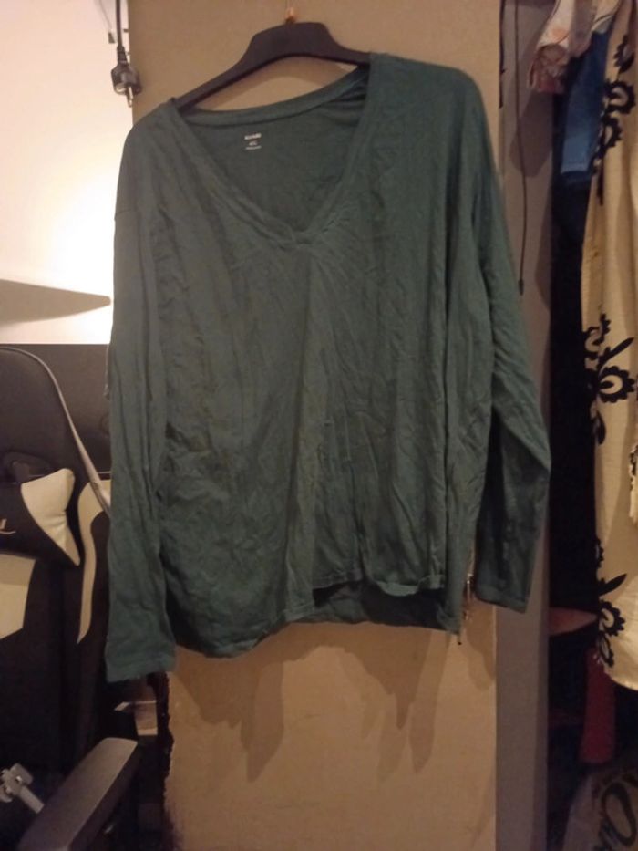 T-shirt femme vert - photo numéro 5