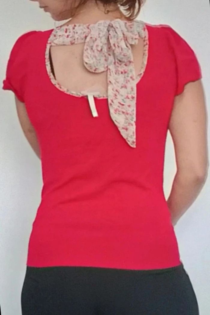 Haut dos nu avec ruban liberty 38 - photo numéro 4