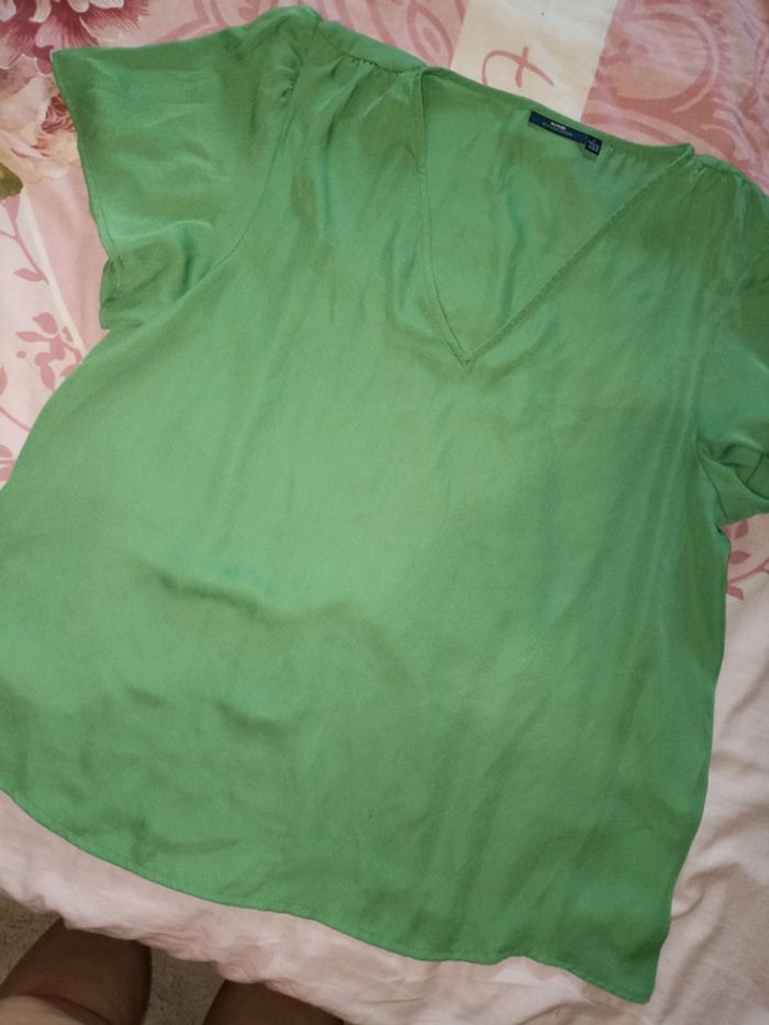 T shirt neuf vert kiabi