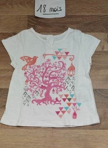 T-shirt fille 18 mois