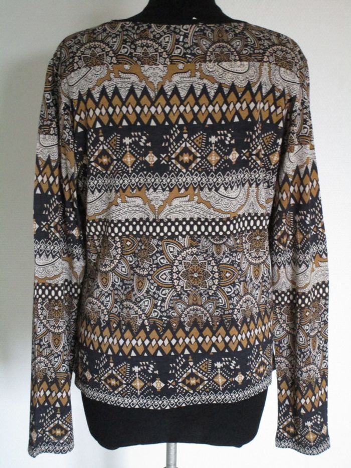 T-shirt noir et camel imprimé Agathe & Louise 40 - photo numéro 6