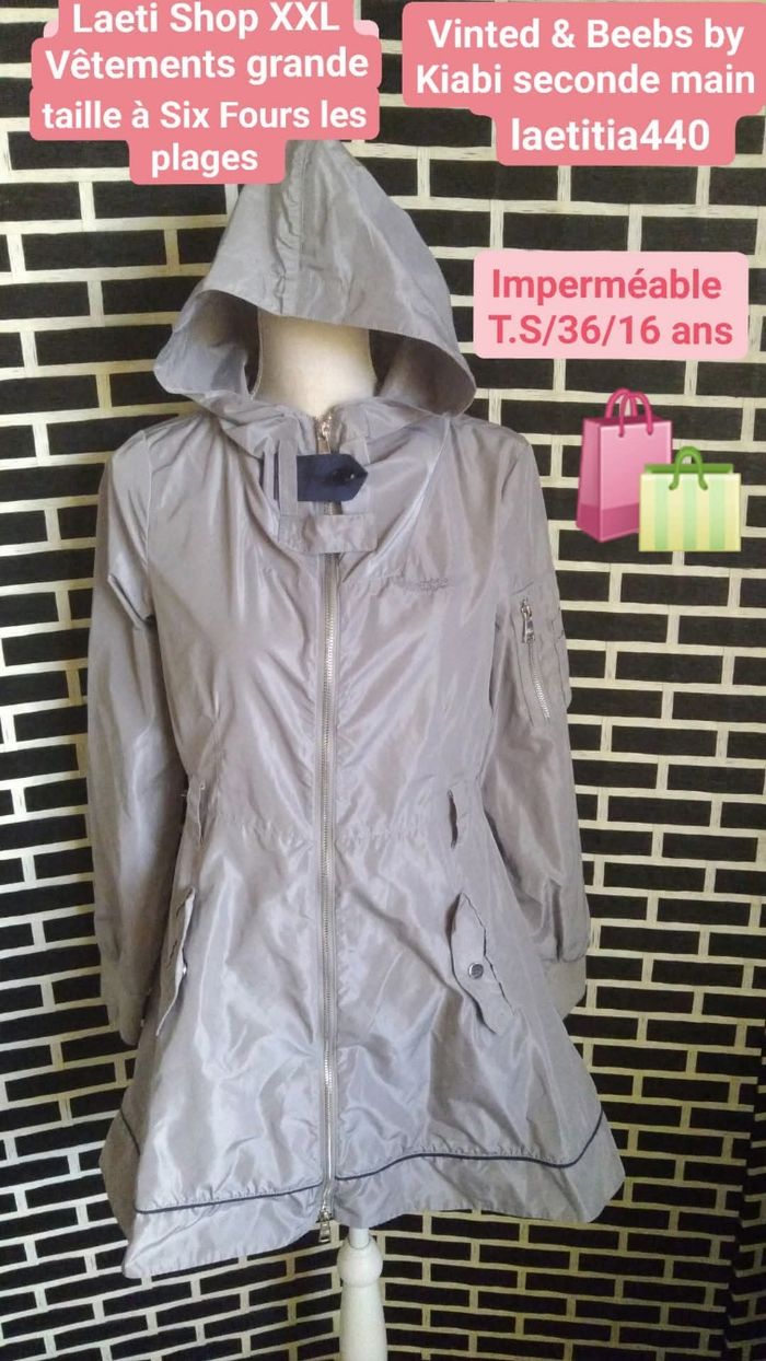 Blouson imperméable T.S/16 ans