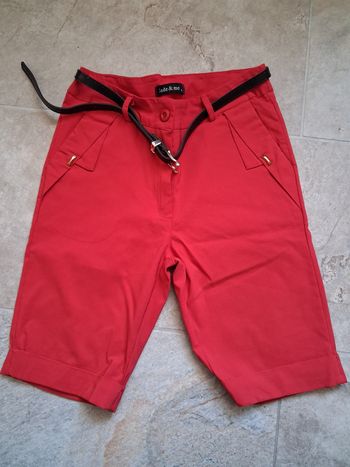 Bermuda Rouge femme