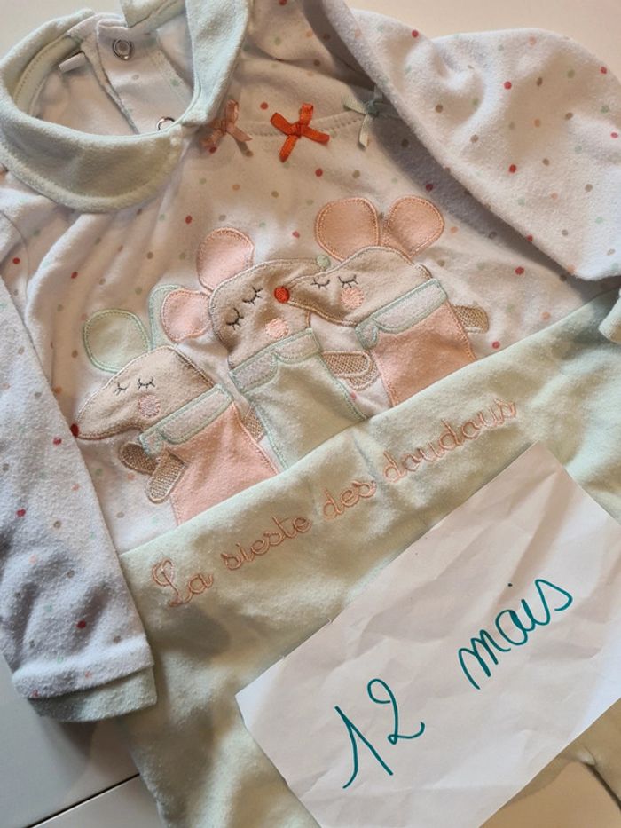 Pyjama été fille 12 mois - photo numéro 2