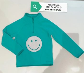 Sweat smiley 4ans 104cm