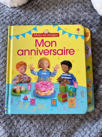 Livre enfants Mon anniversaire Mots en images