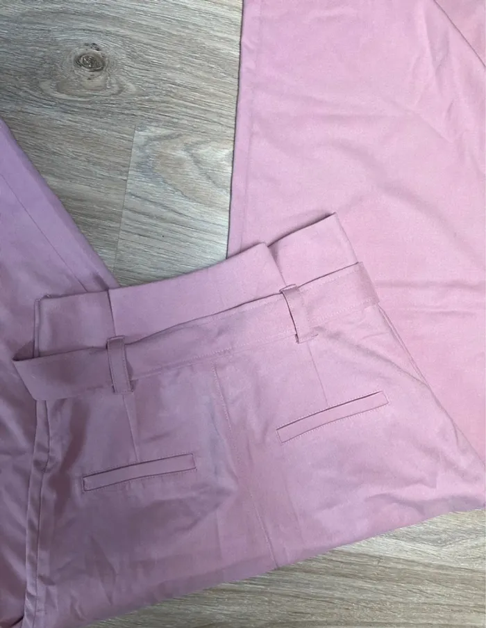 pantalon wide leg rose Monki - photo numéro 4