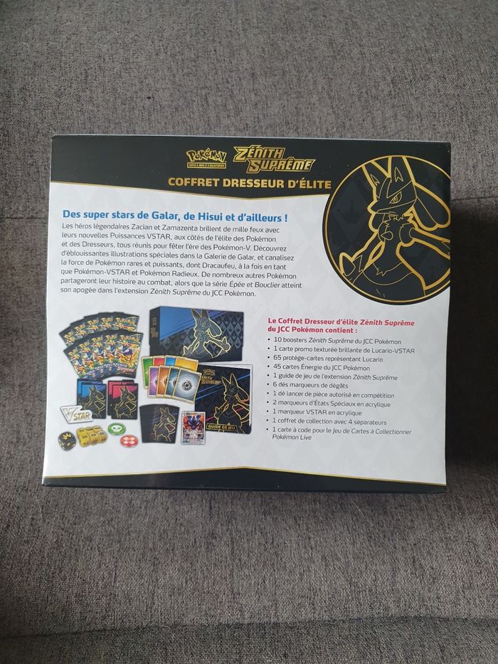 Coffret pokemon elite etb zénith suprême eb12.5 - photo numéro 3