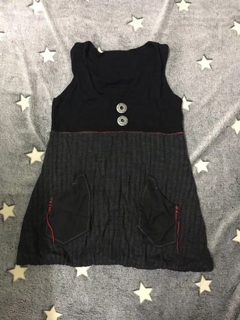 Tunique femme la mode est à vous lmv taille 2 noire gris rouge