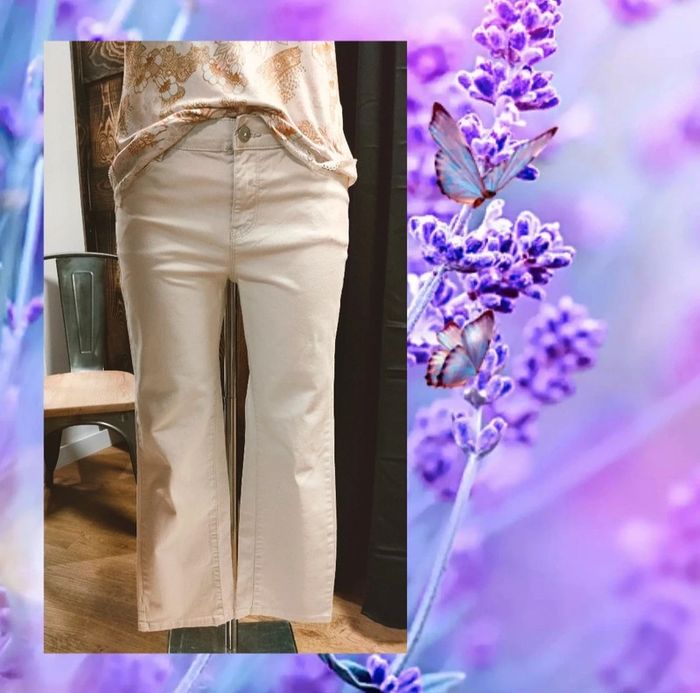 Pantalon beige camaïeu