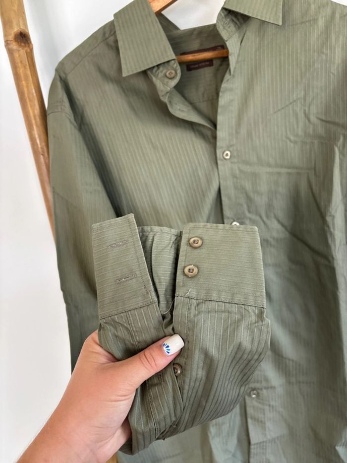 Chemise vert kaki jules taille XL - photo numéro 3