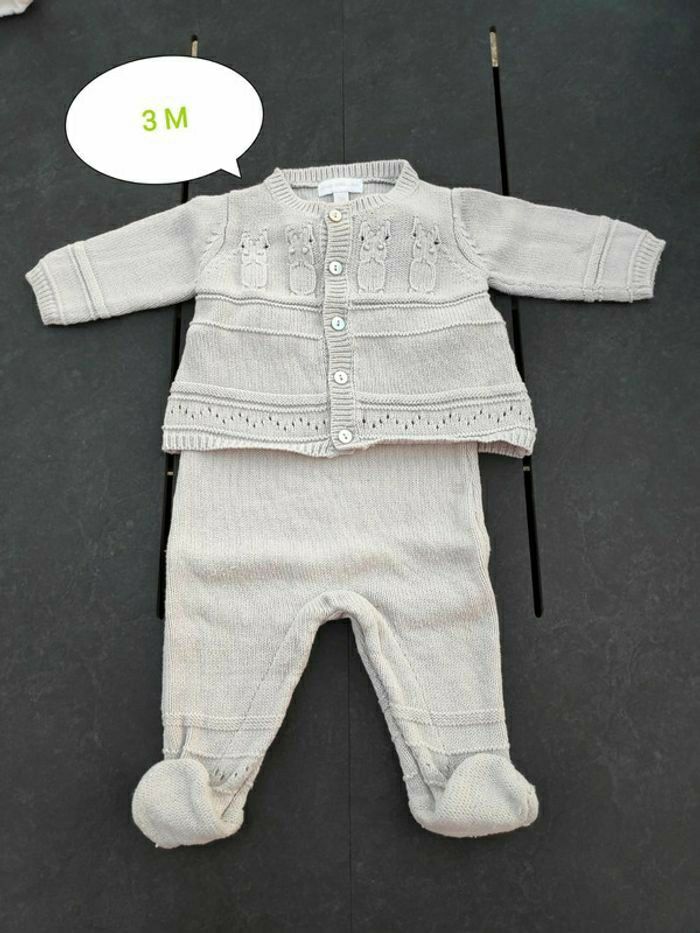 Ensemble mixte gris perle DPAM bio 3 M