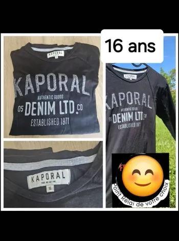 Manche longue kaporal 16ans