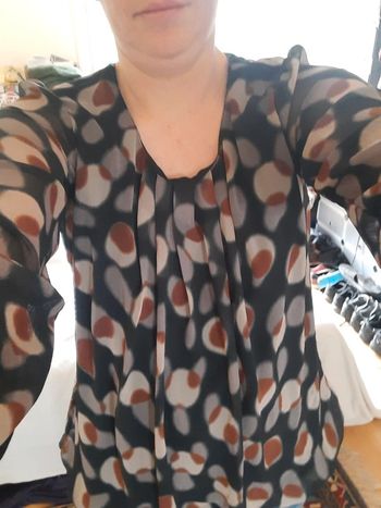 Chemisier/blouse Jacqueline Riu taille 40 à motifs