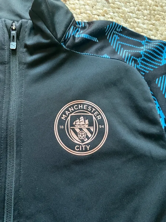 Veste Manchester City Puma Drycell Saison 2023/24 Taille XS État Parfait - photo numéro 3
