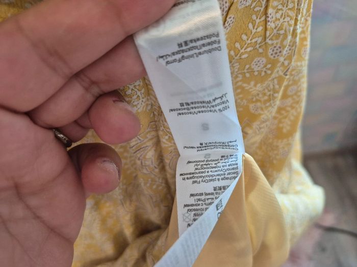 💕Jolie Robe d'été jaune à motif BZB - Bretelles fines - femme TS/ 36 💕 - photo numéro 16