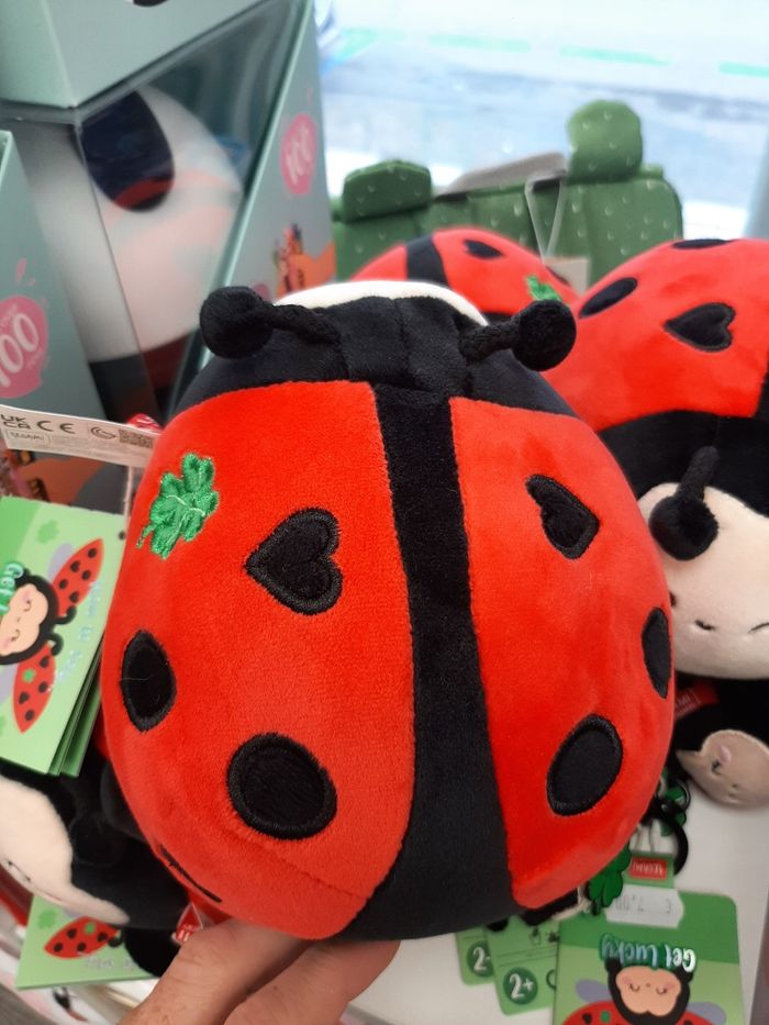 Peluche mini soft coccinelle legami - photo numéro 2